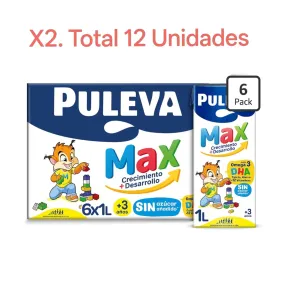 Puleva Max Original +3 Años 1L, 12 Unidades