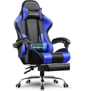 Silla gamer GTPlayer con reposapiés y masaje lumbar