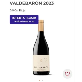 Vino Valdebarón 2023 - Pack de 6 botellas