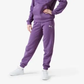 Pantalón jogger violeta de algodón para niños