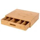 Caja de café y té de bambú