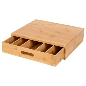 Caja de café y té de bambú