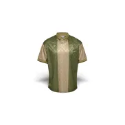 Camiseta Hummel Viaje Hombre Beige Verde Doble B Blanca