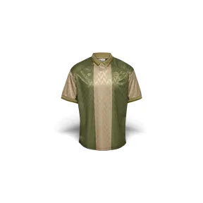 Camiseta Hummel Viaje Hombre Beige Verde Doble B Blanca
