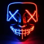 Máscara LED de Halloween estilo Purge TK Gruppe