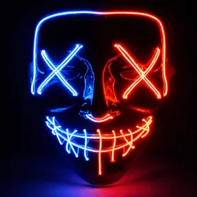 Máscara LED de Halloween estilo Purge TK Gruppe