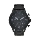 Reloj Fossil de cuarzo en acero negro con cronógrafo