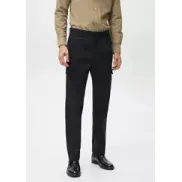Pantalón cargo ESSENTIALS de algodón regular fit