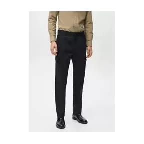 Pantalón cargo ESSENTIALS de algodón regular fit