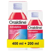 Oraldine Enjuague Bucal Antiséptico 400 + 200 ml