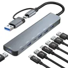 Docking Station USB C 7 en 2 con Hub USB 3.0 5Gbps