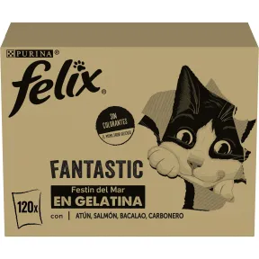 Comida húmeda para gato Felix Fantastic 120 x 85 g