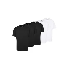 Pack 5 camisetas Urban Classics negras y blancas S-XS