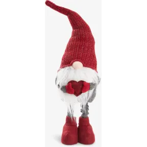 Duende navideño SAFIR rojo de 95 cm de altura