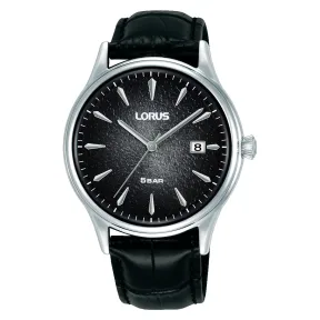 Reloj clásico Lorus con correa de cuero