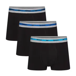 Pack de 3 bóxers slip Reebok de algodón para hombre
