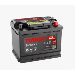 Batería Tudor TB620 62Ah 540A Technica Larga Duración