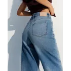 Jeans de Tiro Alto Wide Leg