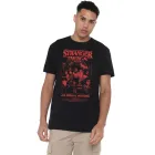 Camiseta Stranger Things Mindflayer Negra Unisex
