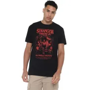 Camiseta Stranger Things Mindflayer Negra Unisex
