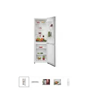 Frigorífico combi Serie 6000 blanco de 186 cm