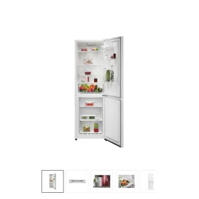 Frigorífico combi Serie 6000 blanco de 186 cm