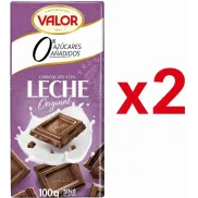 Chocolate VALOR sin azúcares añadidos, 2 tabletas, 100 g