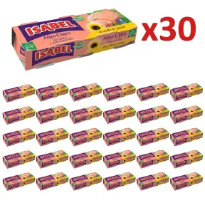 30 latas de atún claro Isabel en girasol 195 g