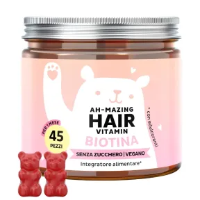 Biotina sin azúcar: 45 ositos para un cabello fuerte