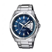 CASIO Edifice Azul EF-129D-2A (Negro en Descripción)