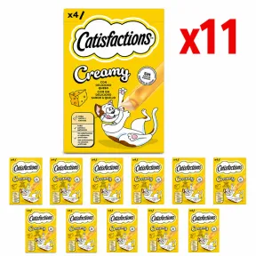 Pack Catisfactions Creamy Snack de Queso 11 x 40 g