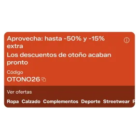 15% de descuento adicional