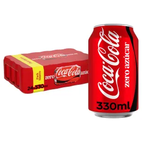 Pack 24 Latas Coca-Cola Zero Azúcar 330 ml