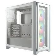 Caja Corsair iCUE 4000X RGB ATX Blanca Cristal Templado