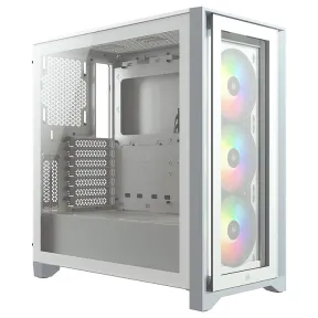 Caja Corsair iCUE 4000X RGB ATX Blanca Cristal Templado
