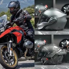 Casco modular Scorpion EXO-TECH EVO Carbono ECE 22.06