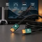 Cable HDMI 2.1 8K 60Hz 4K 120Hz 48Gbps eARC 1,5m
