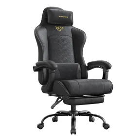 Silla gaming SONGMICS ergonómica con reposapiés