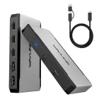 Adaptador USB-C Triple Monitor 4K 60Hz Mac M1-M4