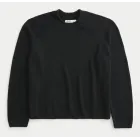 Jersey Hollister negro de hombre en mezcla de algodón
