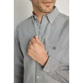 Camisa Springfield lisa de manga larga