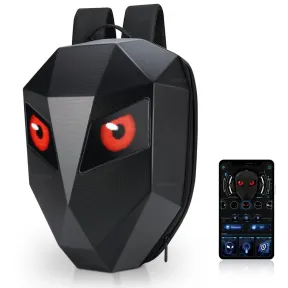 MOXOERL Mochila Moto LED 3D Impermeable para Casco