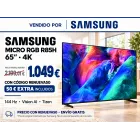 Samsung R85H 65″ Micro RGB 4K 144 Hz | RENUEVA50