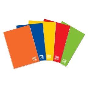 One Color – Pack 5 cuadernos A4 rayados para primaria
