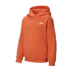 Sudadera Nike Club Fleece Junior Naranja XS-XL