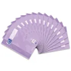 15 Cuadernos Oxford Touch A4, rayado 25, lila pastel