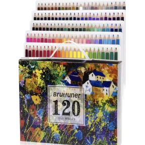Tekkiwear DAM Set de 120 lápices de colores al óleo