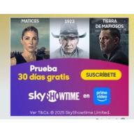 SKYSHOWTIME GRATIS por 30 días con Amazon Prime
