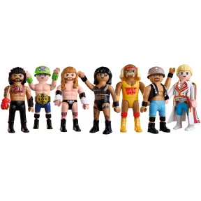 PLAYMOBIL WWE: Set de 7 figuras de lucha libre
