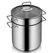 Olla para pasta WMF de acero inoxidable, 24 cm, 7 l